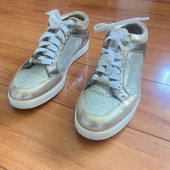 Jimmy Choo Women’s Sneakers size 6.5 - Picture 3 of 5